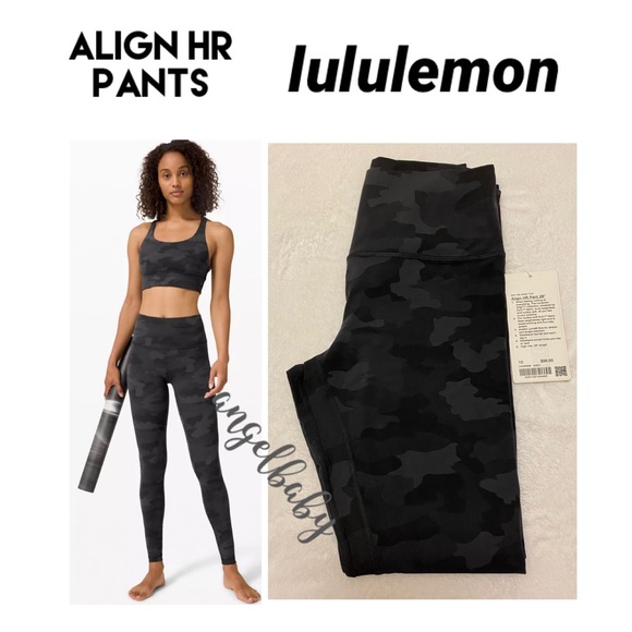 Lululemon Align HR Pant 28” in Heritage 365 Camo Deep Coal! - Picture 10 of 16